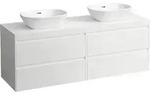 Waschtischunterbau+Waschtischplatte (MODULAR SYSTEM) LANI 495x1570x580 mit...