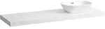 Waschtisch-Platte LANI 495x1570x65 mit Ausschnitt rechts inklusive 3