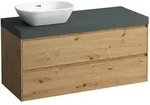 Waschtischunterbau+Waschtischplatte (MODULAR SYSTEM) LANI 495x1185x580 mit...