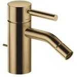 Dornbracht META Bidet-Einhandbatterie mit Ablaufgarnitur - Dark Brass geb&uuml;rstet