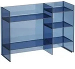 Laufen Regal &bdquo;Kartell&ldquo; 260 &times; 530 &times; 750 mm in Blau