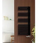 Zehnder Forma Asym, links, 50 mm &ndash; Badheizk&ouml;rper LFAL-150-050-05 in Schwarz...
