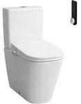 CLEANET MEDA Sp&uuml;lrandlose Stand-WC-Kombination, Silent Flush, Abgang waagrecht...