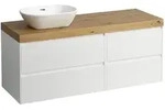 Waschtischunterbau+Waschtischplatte (MODULAR SYSTEM) LANI 495x1370x580 mit...