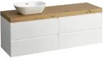 Waschtischunterbau+Waschtischplatte (MODULAR SYSTEM) LANI 495x1570x580 mit...