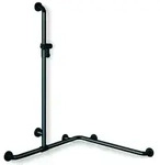 HEWI Duschhandlauf mit verschiebbarer Brausehalterstange, Serie 801,...
