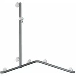 HEWI Duschhandlauf System 800 K, anthrazitgrau