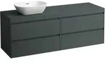 Waschtischunterbau+Waschtischplatte (MODULAR SYSTEM) LANI 495x1570x580 mit...