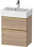 Duravit Waschtischunterschrank wandh&auml;ngend &bdquo;D-Neo&ldquo; 58,4 &times; 62,5 &times; 37,2 cm...