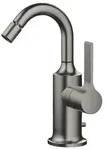 Dornbracht VAIA Bidet-Einhandbatterie mit Ablaufgarnitur Dark Platinum geb&uuml;rstet