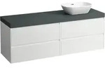 Waschtischunterbau+Waschtischplatte (MODULAR SYSTEM) LANI 495x1570x580 mit...