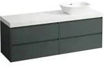 Waschtischunterbau+Waschtischplatte (MODULAR SYSTEM) LANI 495x1570x580 mit...