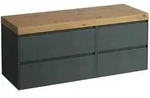 Waschtischunterbau+Waschtischplatte (MODULAR SYSTEM) LANI 495x1370x580 ohne