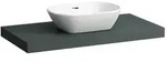 Waschtisch-Platte LANI 495x985x65 mit Ausschnitt mittig inklusive 2
