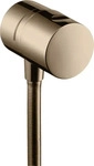 Hansgrohe 38882300, Hansgrohe AXOR Uno Wandanschluss Stop Polished Red Gold, DN15