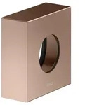 KEUCO IXMO Verl&auml;ngerungs-Rosette f&uuml;r Thermostatarmatur Unterputz Rotgold geb&uuml;rstet