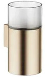 Dornbracht Glashalter, Wandmodell SERIENNEUTRAL Champagne geb&uuml;rstet (22kt Gold)