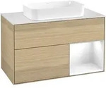 Villeroy & Boch Finion Waschbeckenunterschrank F66, 1000x603x501mm, mit Beleuchtung,
