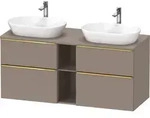 Duravit Waschtischunterschrank wandh&auml;ngend &bdquo;D-Neo&ldquo; 140 &times; 66,4 &times; 55 cm...