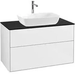 Villeroy & Boch Finion Waschbeckenunterschrank G76 1000x603x501mm Glossy White