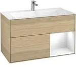 Villeroy & Boch Finion Waschbeckenunterschrank F04, 996x591x498mm, Eckig, Beleuchtet