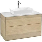 Villeroy & Boch Finion Waschbeckenunterschrank G76 1000x603x501mm mit Beleuchtung