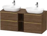 Duravit Waschtischunterschrank wandh&auml;ngend &bdquo;D-Neo&ldquo; 140 &times; 66,4 &times; 55 cm...