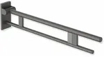HEWI System 900 St&uuml;tzklappgriff Duo, Design A, Edelstahl, Ausladung 900 mm