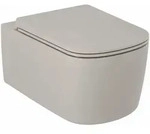 Kludi-RESA S Wand-WC mit WC-Sitz, Spiralflush, Matt Light Dove, Soft Close,...