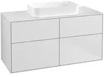 Villeroy & Boch Finion Waschbeckenunterschrank F67, 1200x603x501mm, White Matt