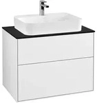 Villeroy & Boch Finion Waschbeckenunterschrank G34 800x603x501mm Glossy White Lacquer
