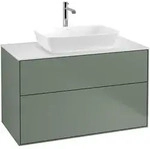 Villeroy & Boch Finion Waschbeckenunterschrank F76, 1000x603x501mm, Olive Matt