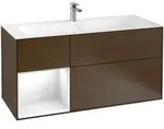 Villeroy & Boch Finion Waschbeckenunterschrank F06, 1196x591x498mm, mit Beleuchtung