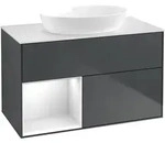 Villeroy & Boch Finion Waschbeckenunterschrank FA1, 1000 x 603 x 501 mm, Midnight