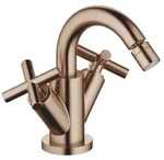 Dornbracht TARA Bidet-Einlochbatterie mit Ablaufgarnitur - Bronze geb&uuml;rstet,