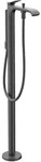 Hansgrohe Vivenis Einhebel-Wannenmischer bodenstehend, Brushed Black Chrome,