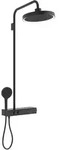 Ideal Standard Ceratherm Solos Duschsystem mit LED-Leuchtring Silk Black