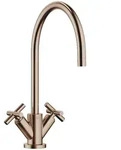 Dornbracht TARA Einlochbatterie Bronze geb&uuml;rstet, Ausladung 235 mm,...