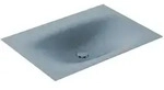 KEUCO EDITION 11 ART Emaille-Waschtisch ohne Hahnlochbohrung 806 x 4 x 493 blue...