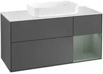 Villeroy & Boch Waschbeckenunterschrank Finion F30, Anthracite Matt Lacquer,
