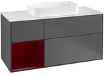 Villeroy & Boch Waschbeckenunterschrank Finion F29, Anthracite Matt Lacquer,...