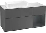 Villeroy & Boch Waschbeckenunterschrank Finion F28, Anthracite Matt Lacquer,