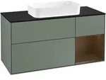 Villeroy & Boch Waschbeckenunterschrank Finion F30, Olive Matt Lacquer,...