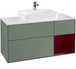 Villeroy & Boch Waschbeckenunterschrank Finion F42, Olive Matt Lacquer,