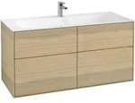 Villeroy & Boch Waschbeckenunterschrank Finion F05, Eckig Oak Veneer, 1.196 x...