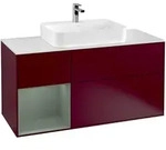 Villeroy & Boch Waschbeckenunterschrank Finion F41, Peony Matt Lacquer / Olive...