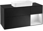 Villeroy & Boch Waschbeckenunterschrank Finion F30, 1200x603x501 mm, Black Matt