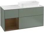 Villeroy & Boch Waschbeckenunterschrank Finion F27, Olive Matt Lacquer,...