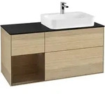 Villeroy & Boch Waschbeckenunterschrank Finion F39, Eckig, Oak Veneer Front /...