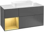 Villeroy & Boch Waschbeckenunterschrank Finion F29, Anthracite Matt Lacquer /...